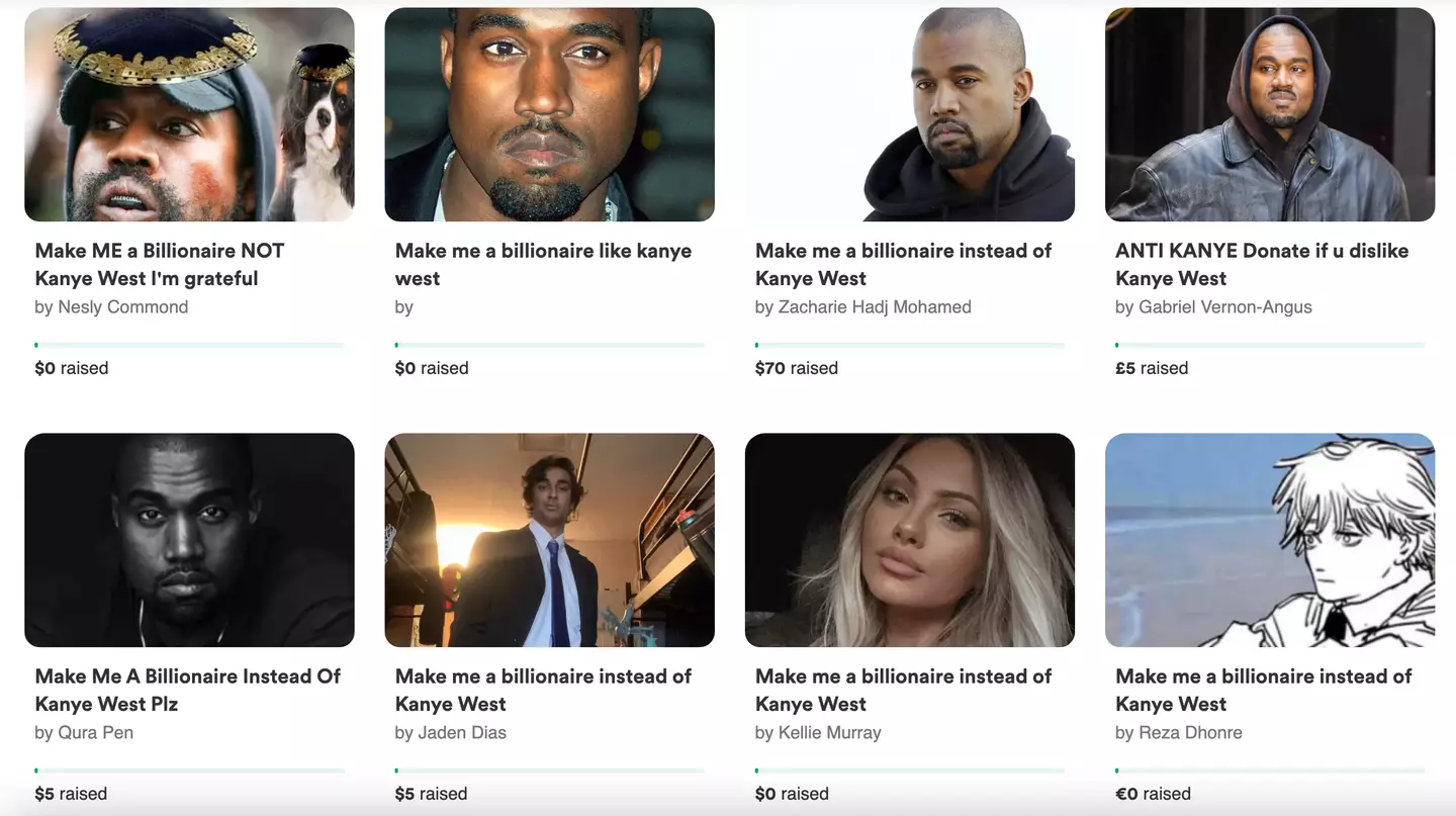 A number of people have set up 'anti-Kanye West' campaigns.
