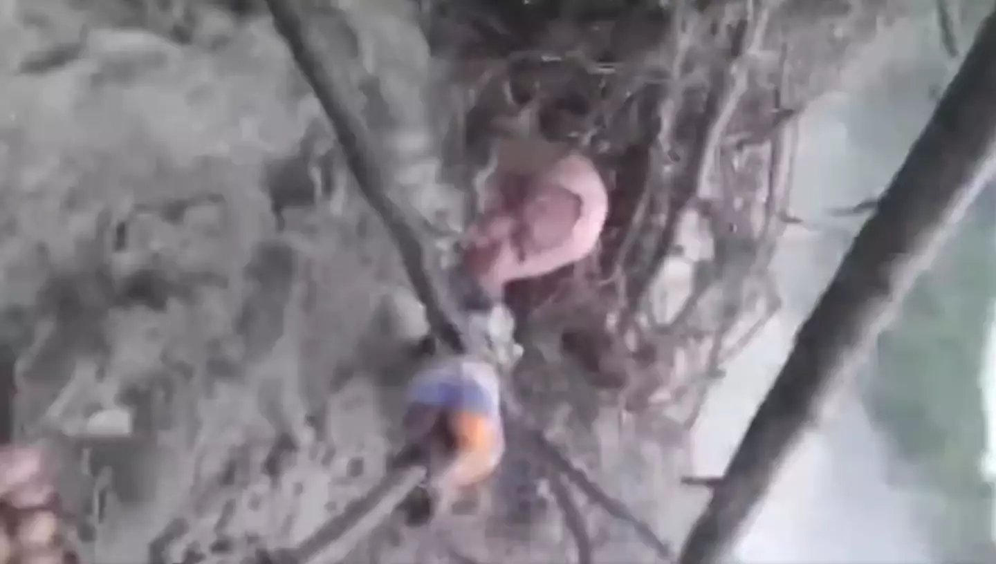 Needless to say, things took a turn for the worse when the water hit.