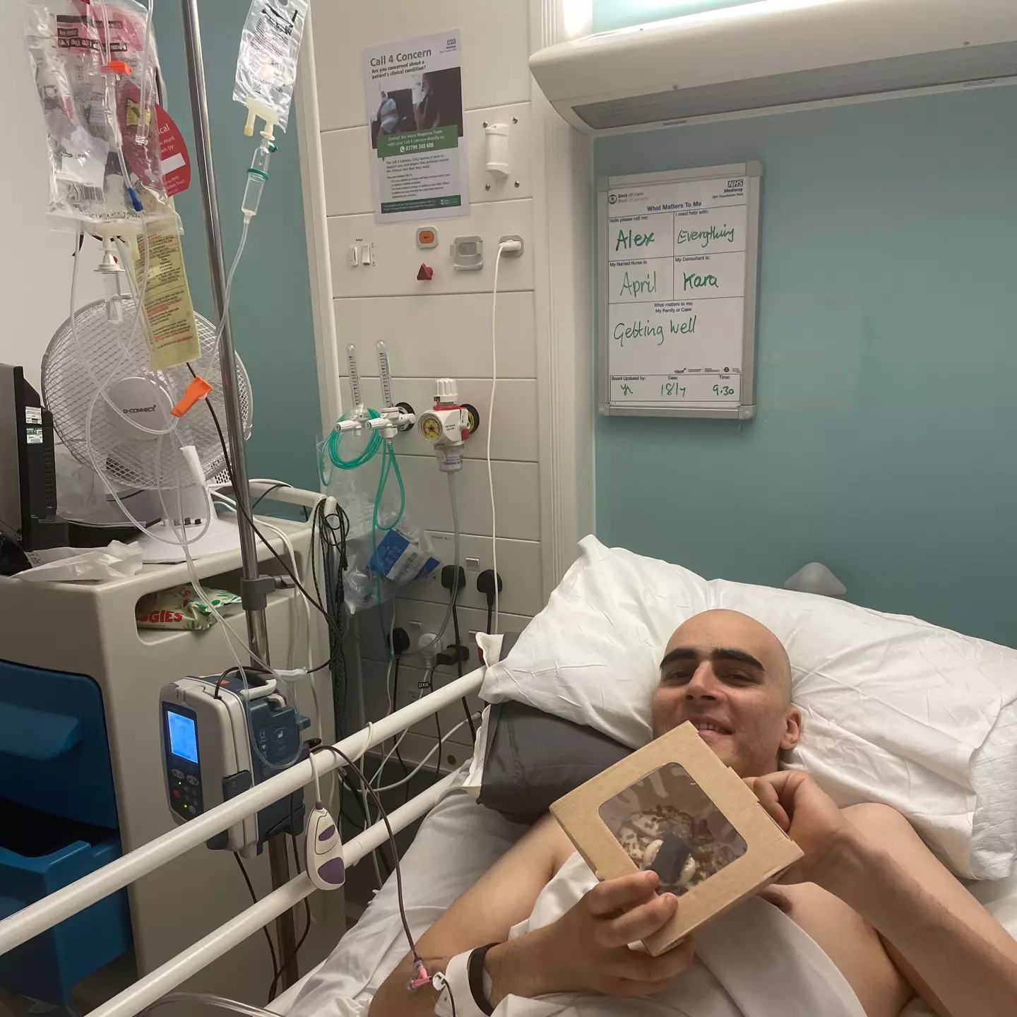 Alex has recently celebrated his 30th birthday but tragically discovered that funding for his treatment had been pulled from the NHS (GoFundMe)