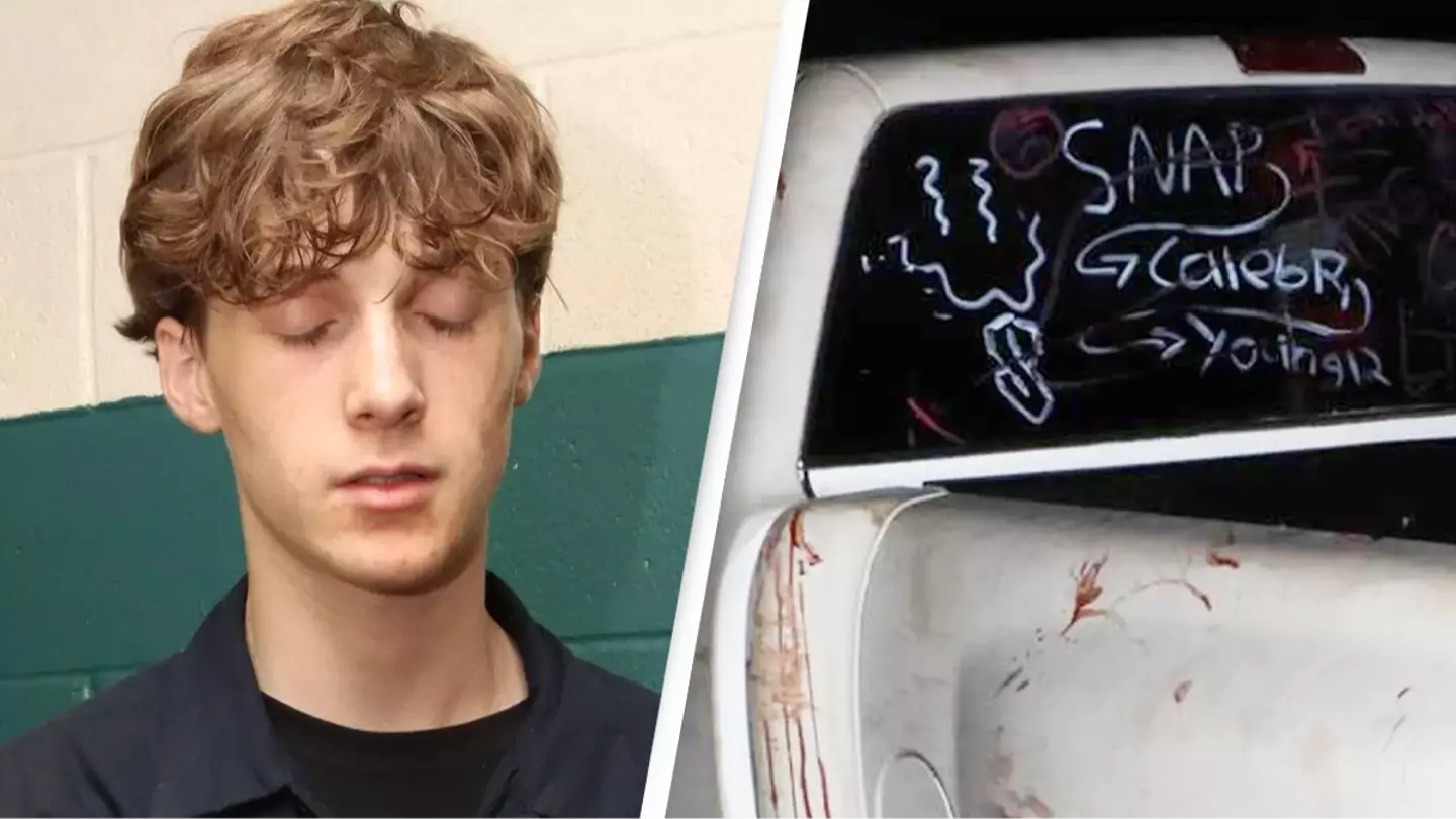 ‘Uncooperative’ teen found covered in blood inside wrecked truck as police piece together mystery
