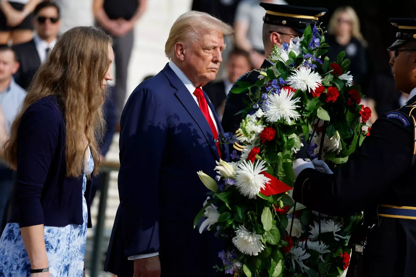 Donald Trump says he's been in touch with the victims' loved ones (Anna Moneymaker/Getty Images)
