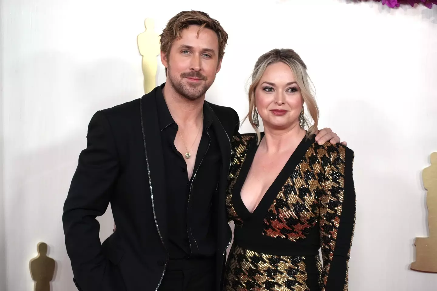 Gosling appeared on the Oscars red carpet with his sister and other members of his family.