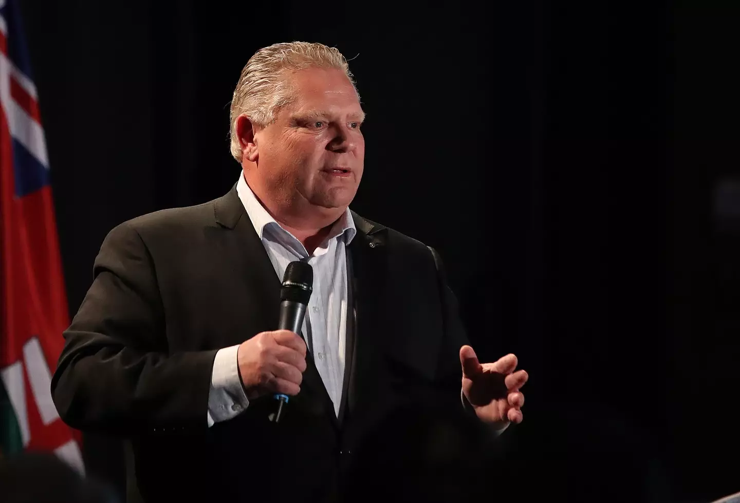 Doug Ford is struggling to keep up with messages (Steve Russell/Toronto Star via Getty Images)