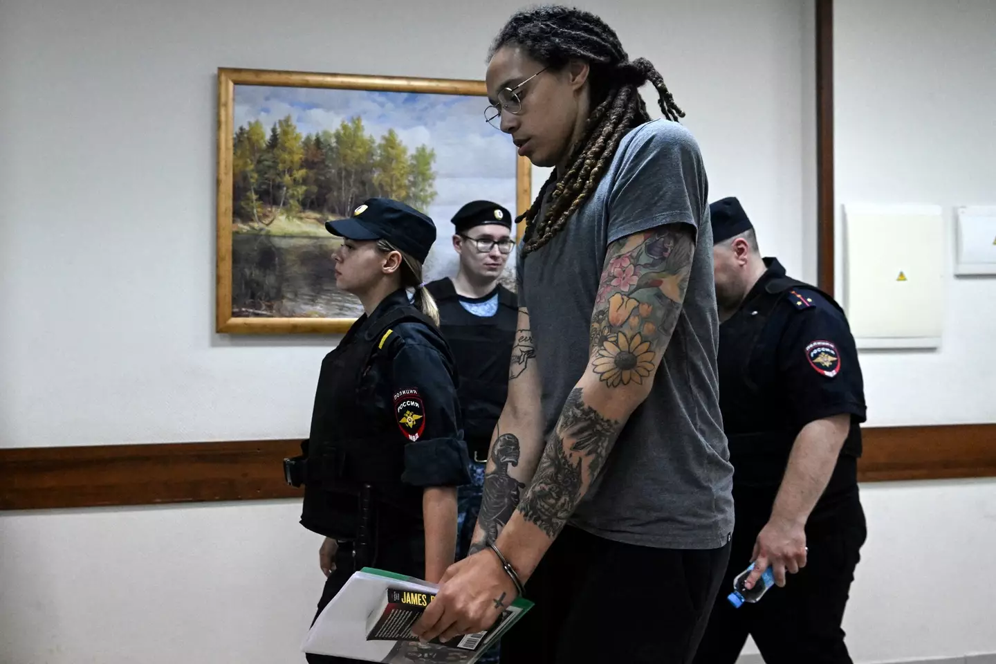 Griner was charged with illegal possession of cannabis (KIRILL KUDRYAVTSEV/AFP via Getty Images)