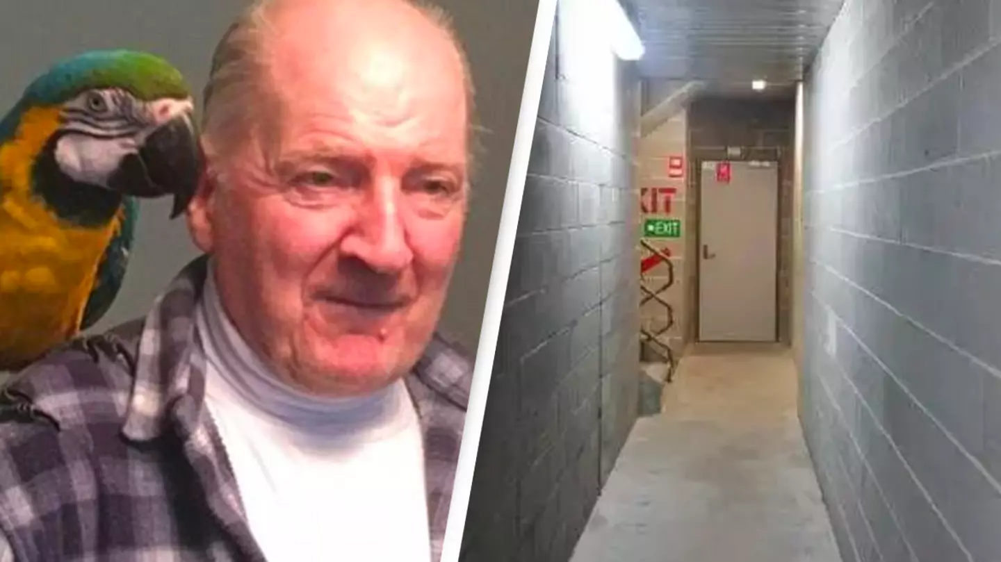 Man was found dead weeks after disappearing through mall doorway and getting lost in stairway
