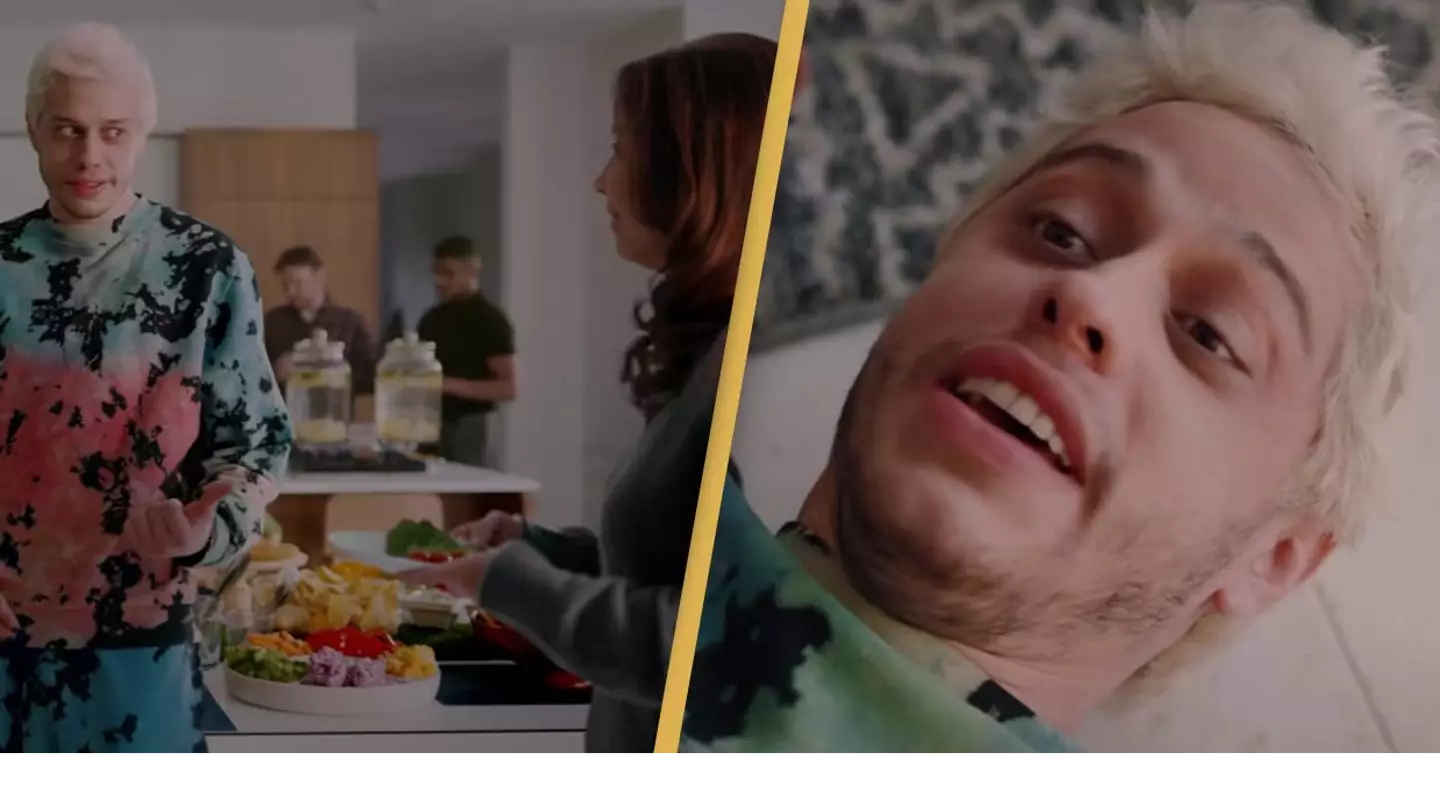 Pete Davidson Tackled In Front Of His Mum In Super Bowl Ad