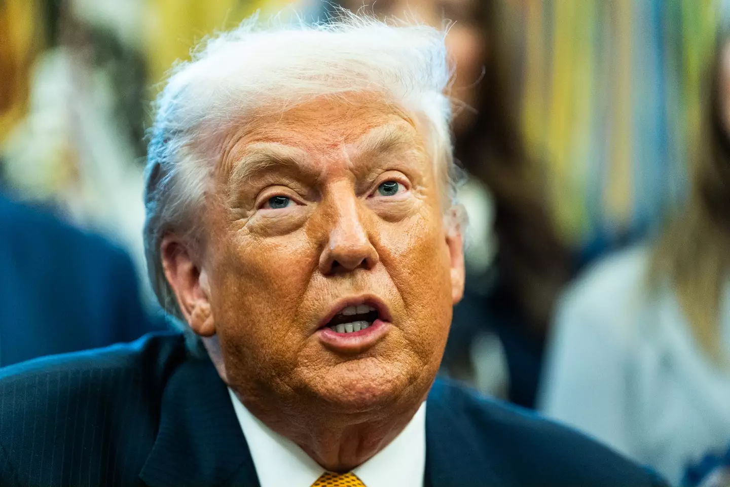 It is currently unknown whether President Trump accepted the prize (Demetrius Freeman/The Washington Post via Getty Images)