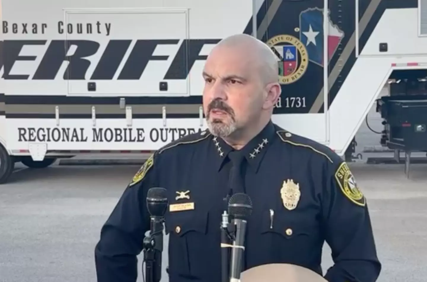 Javier Salazar said Olmos' body was found close to her residence (Facebook/Bexar County Sheriff's Office)