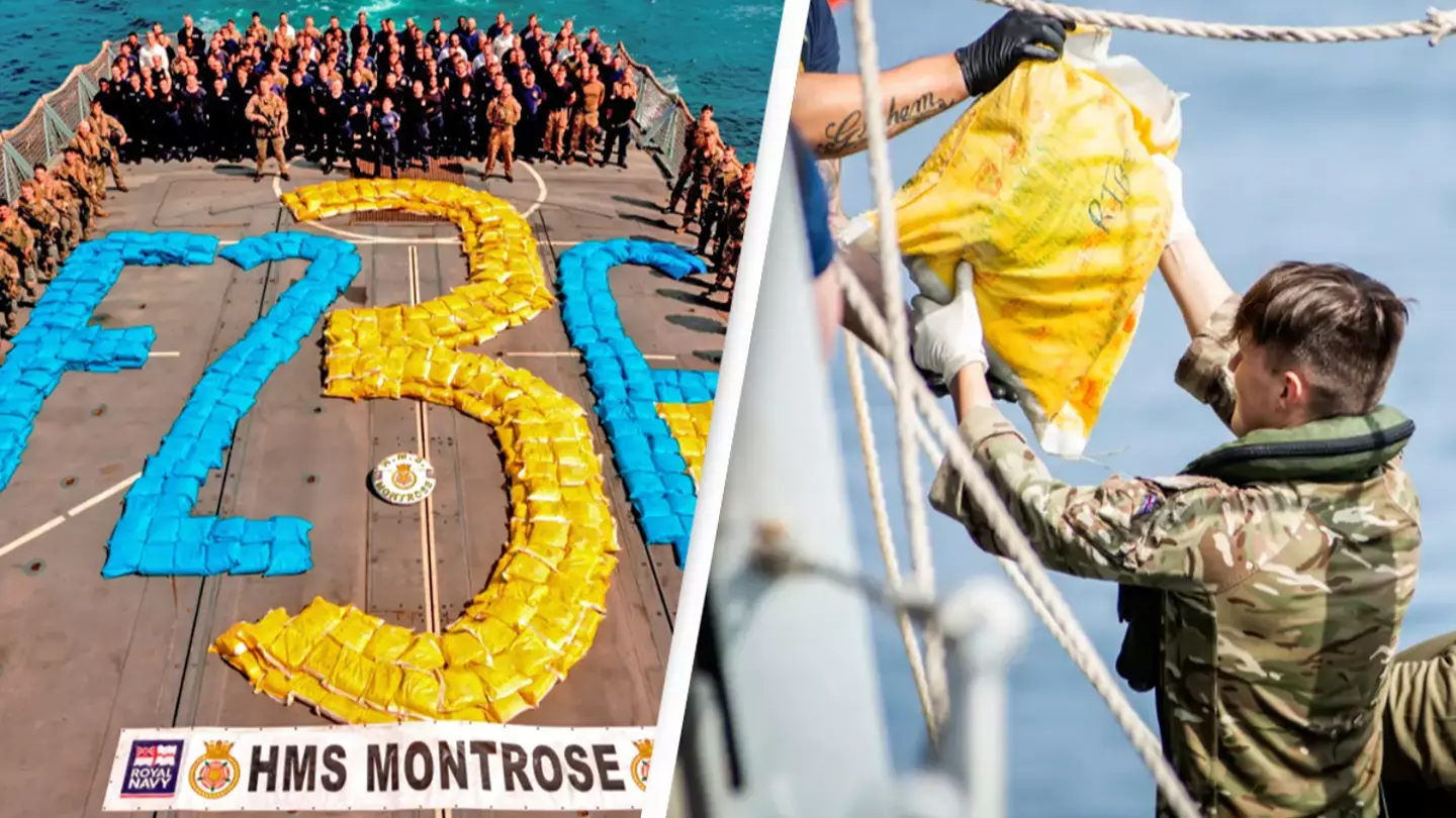 Royal Navy Seizes £6.5 Million Of Cannabis In Middle East