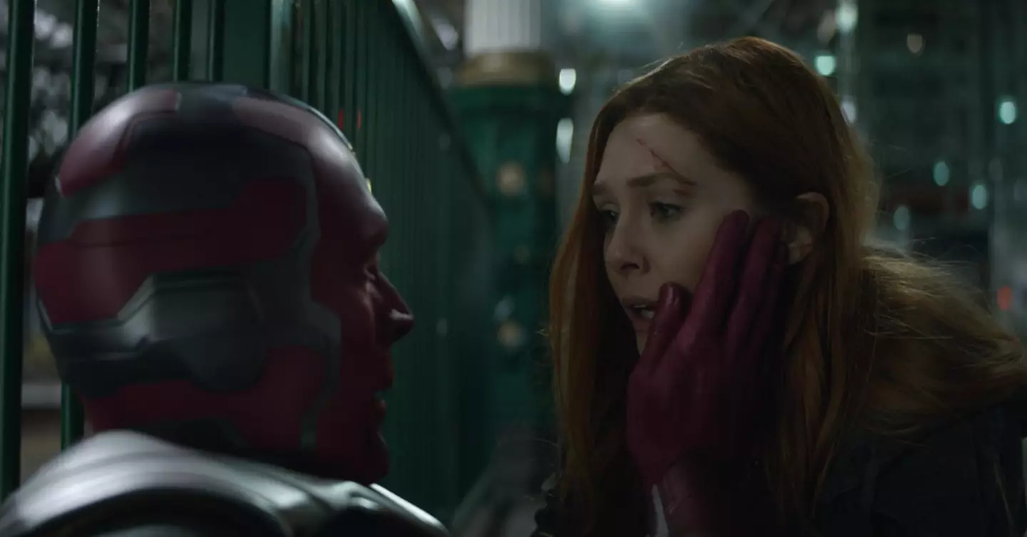 Elizabeth said that filming Vision's death scene in Avengers: Infinity War felt 'silly'.