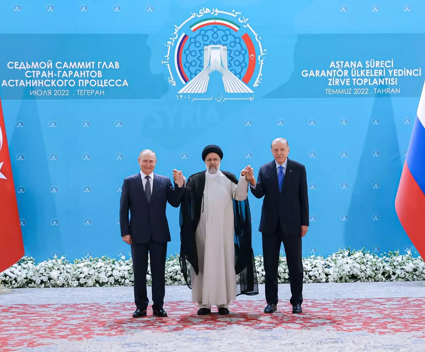 The leaders have met in Tehran.