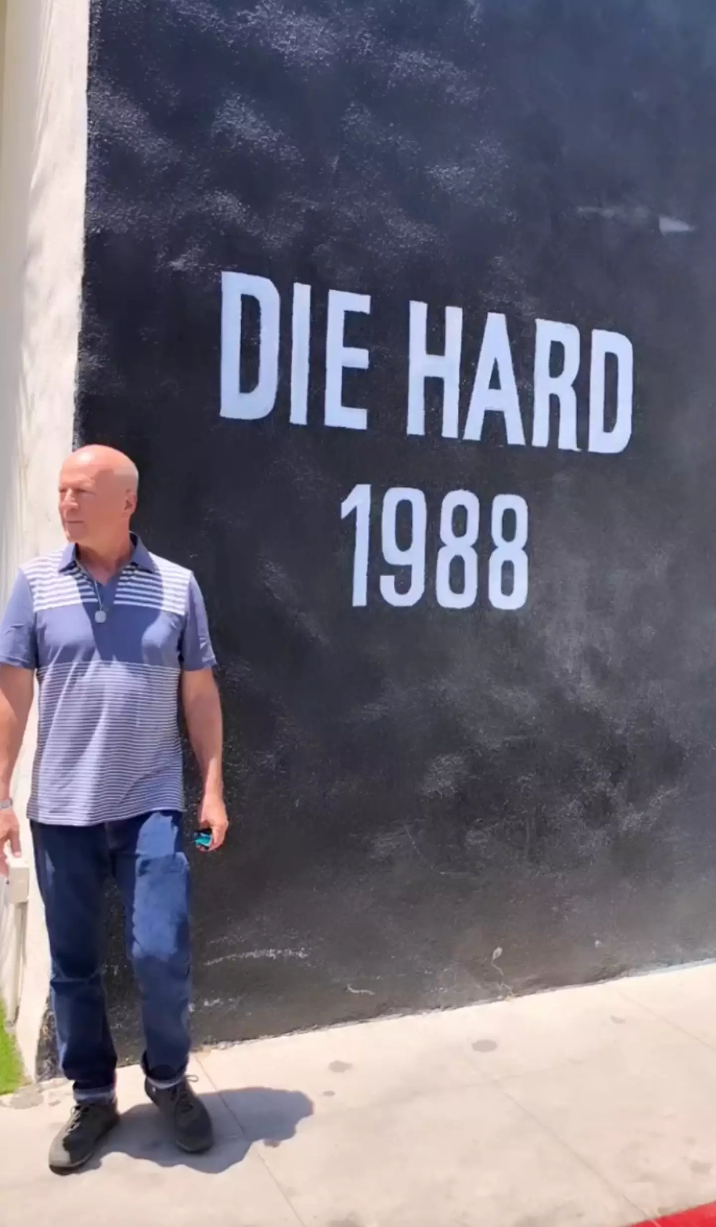 Emma Heming Willis shared the throwback video to mark 35 years of Die Hard.
