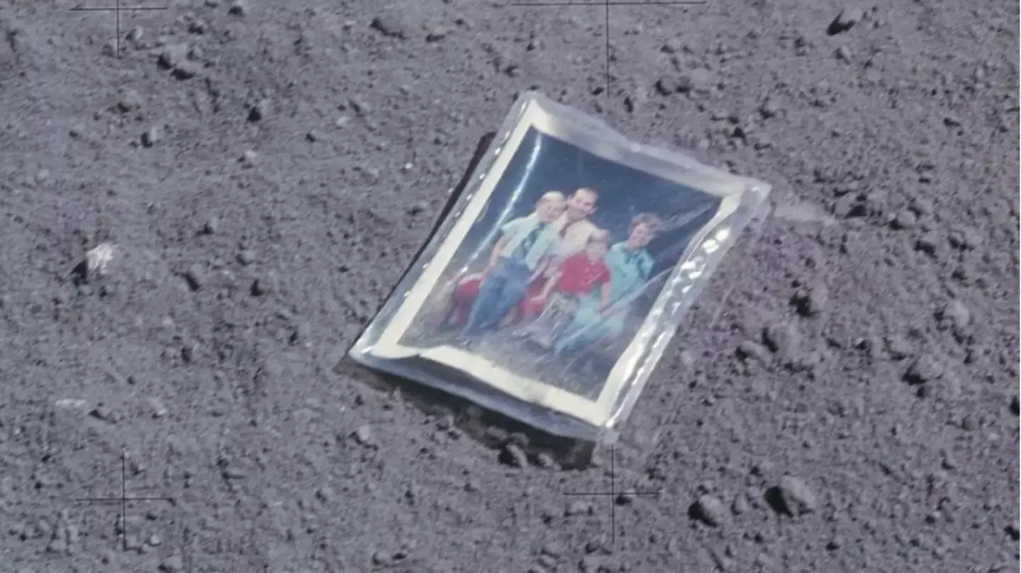 Heartwarming reason why there is a single photo sitting on the moon