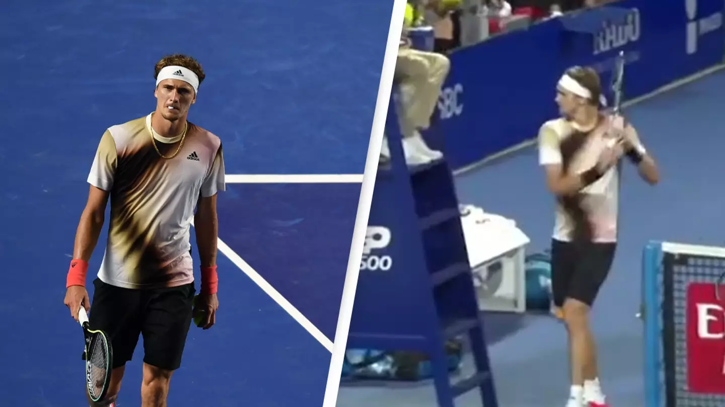 Tennis Player Ejected From Competition After Continually Attacking Umpire's Chair