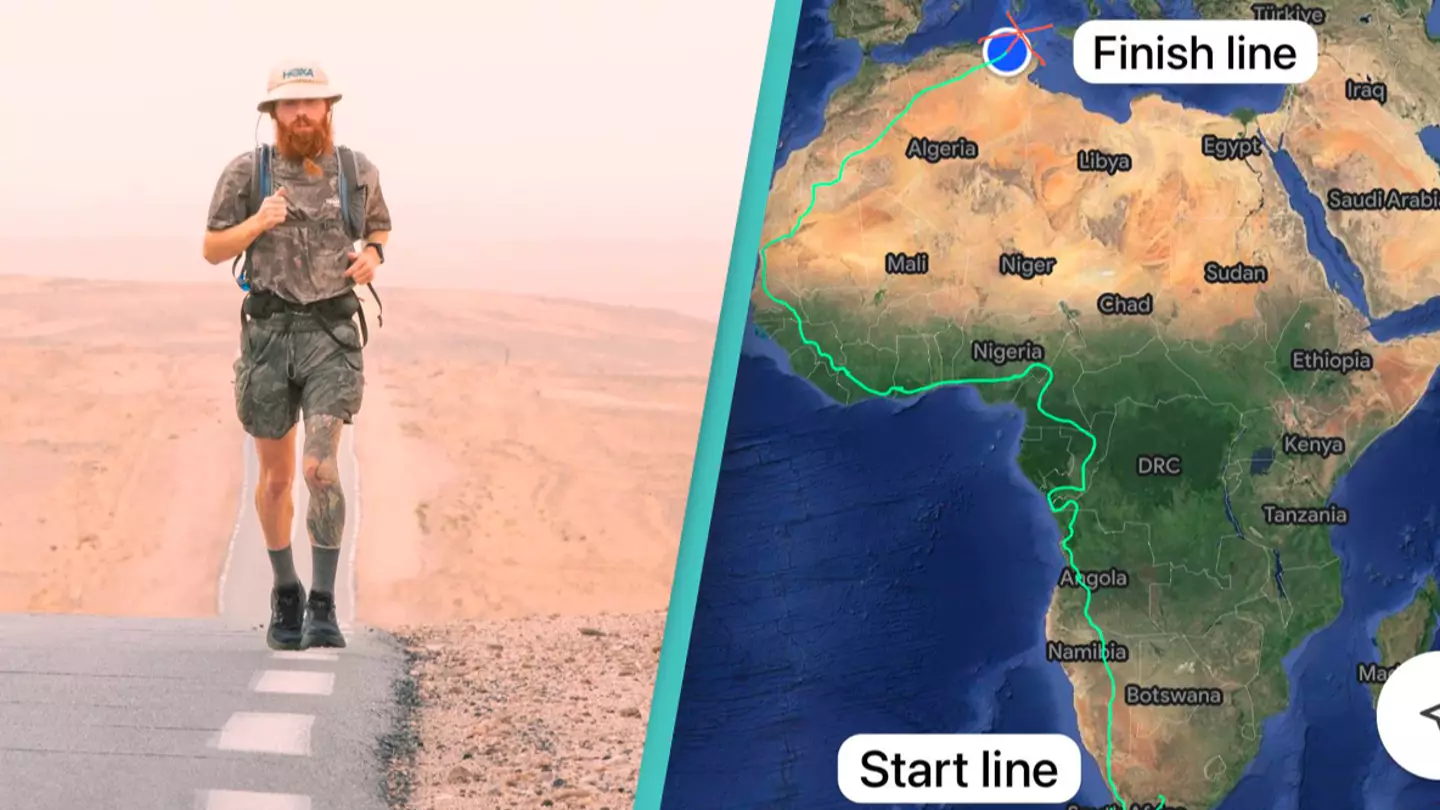 Man set to become first person in history to run entire length of Africa this weekend