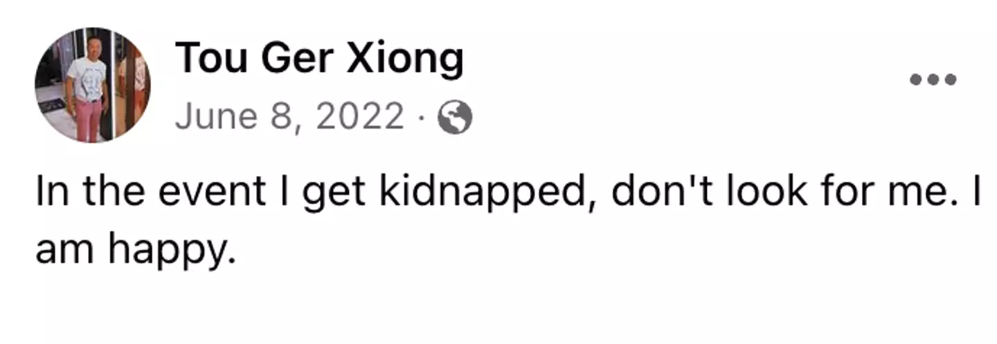 Xiong's post takes on a new meaning in the wake of his death.