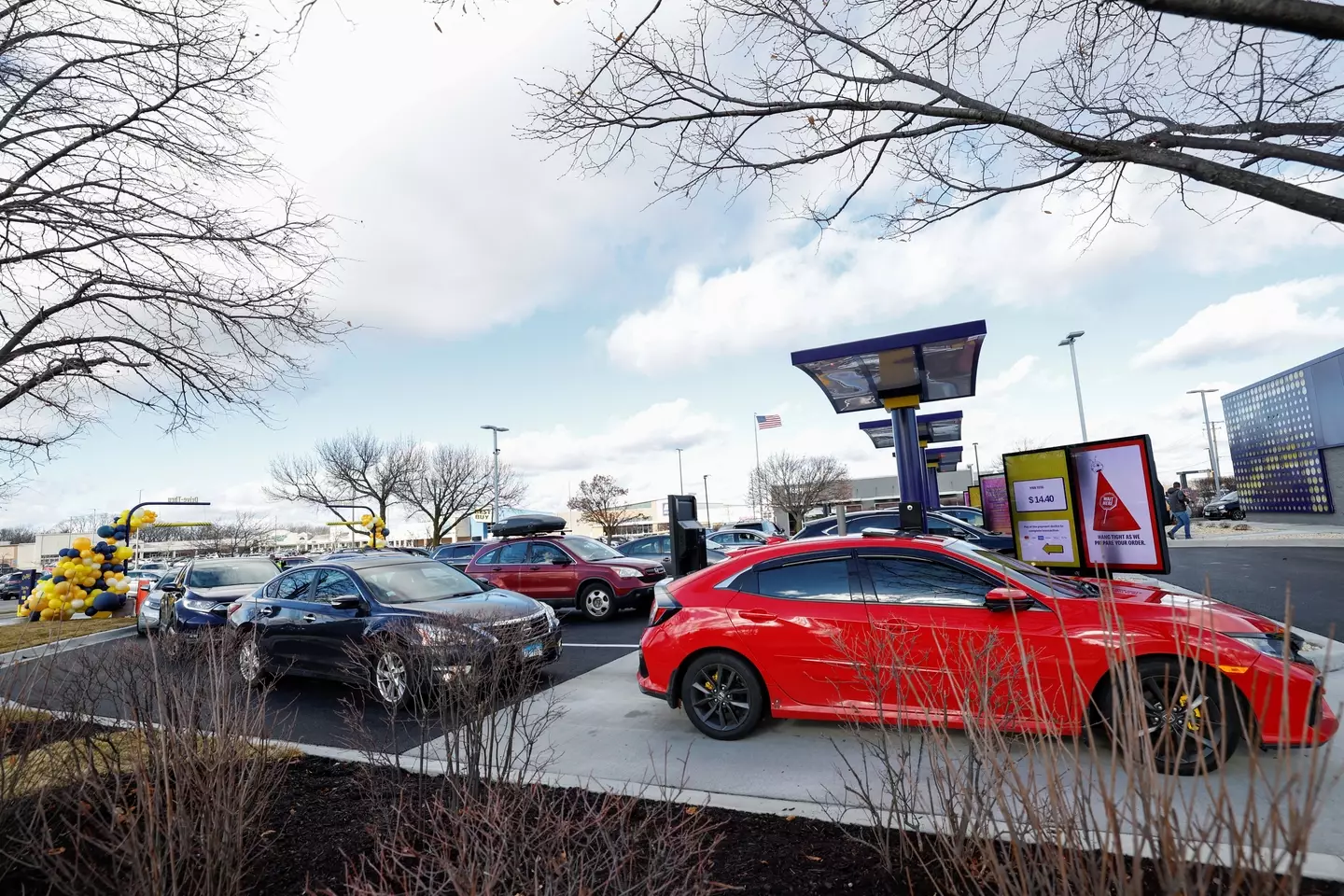 'Pay-it-forward' has been know to happen at a drive-thru.