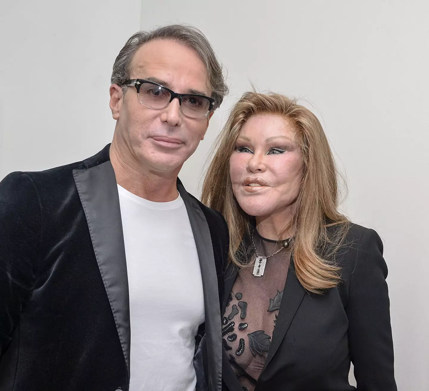Jocelyn Wildenstein and her fiancee Lloyd Klein pictured in 2015. (Grant Lamos IV/Getty Images)