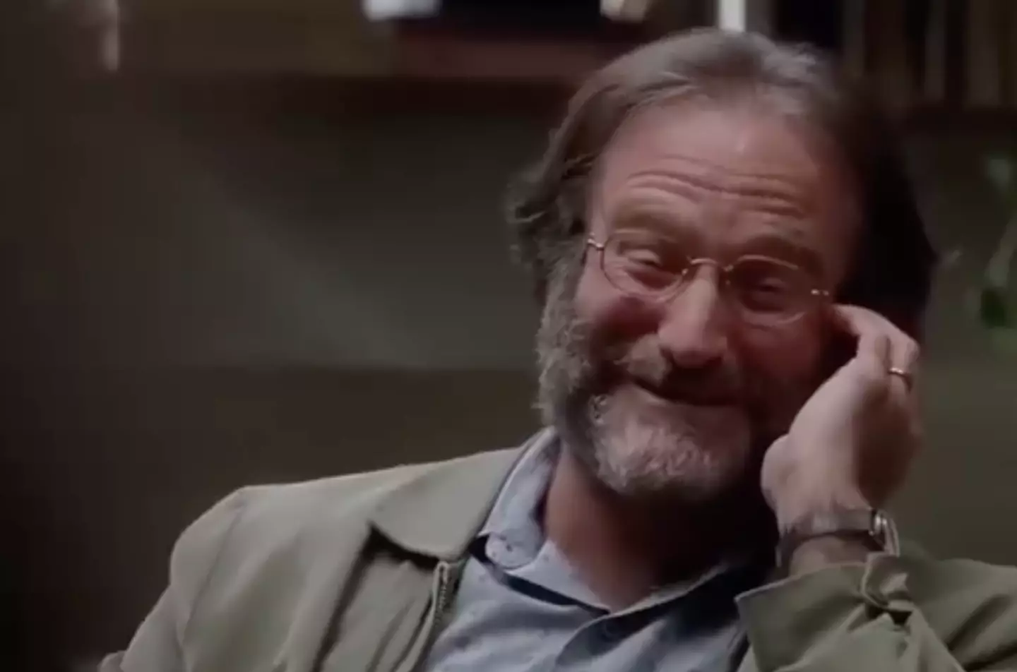 Williams was well known for having improvised the story about his wife. (Miramax)