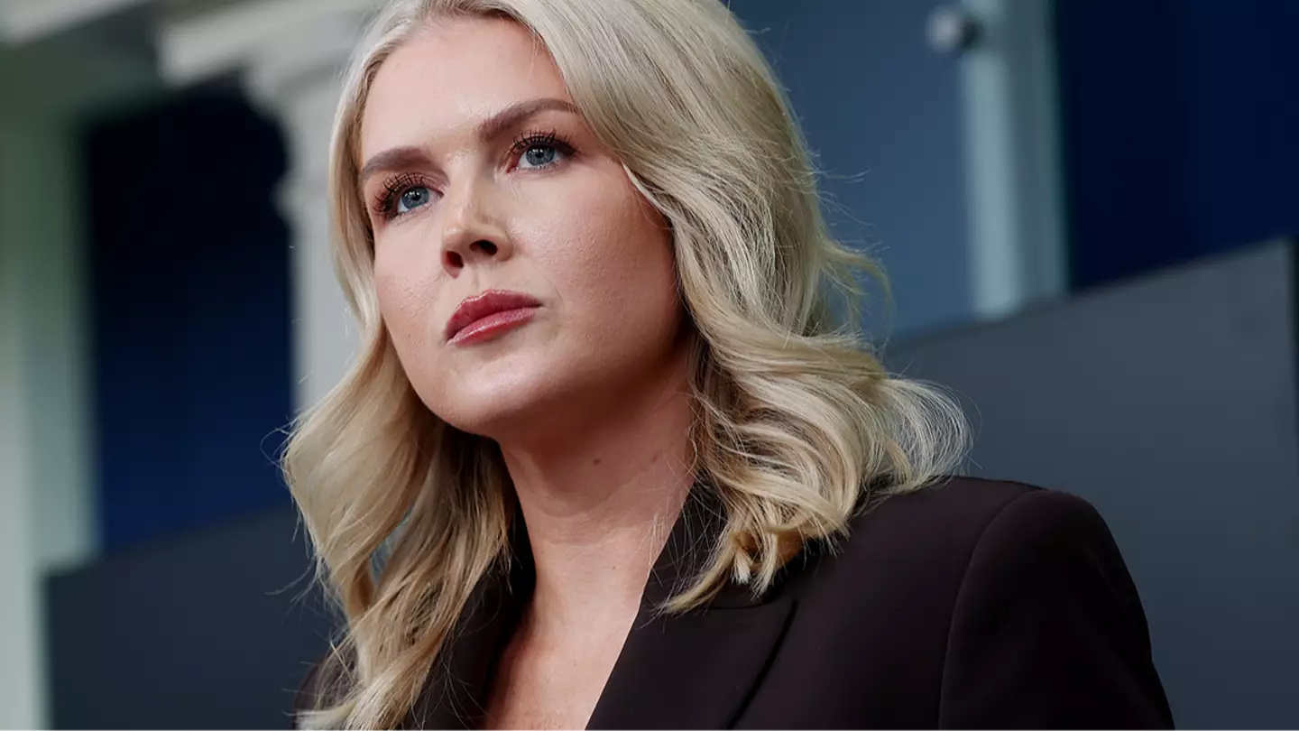 White House staffer Karoline Leavitt has unhinged three-word response to reporter as she leaks private texts