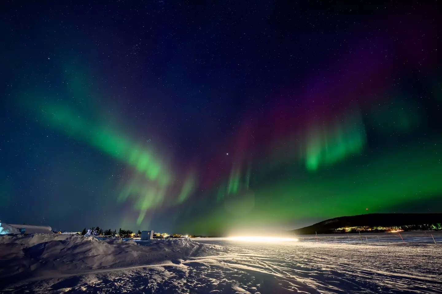 The northern lights could seen across the US tonight.