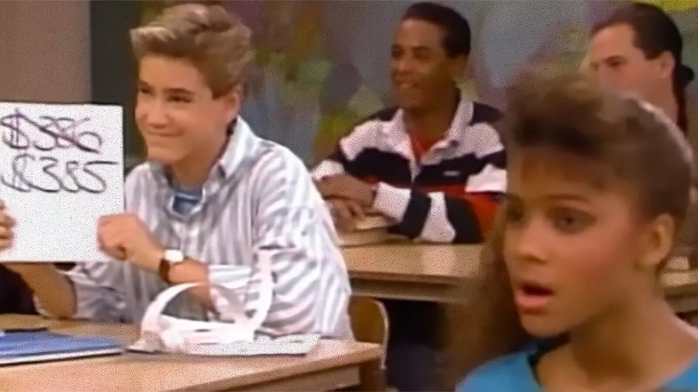 Mark-Paul Gosselaar finds it 'tough' to watch that particular Saved by the Bell episode.
