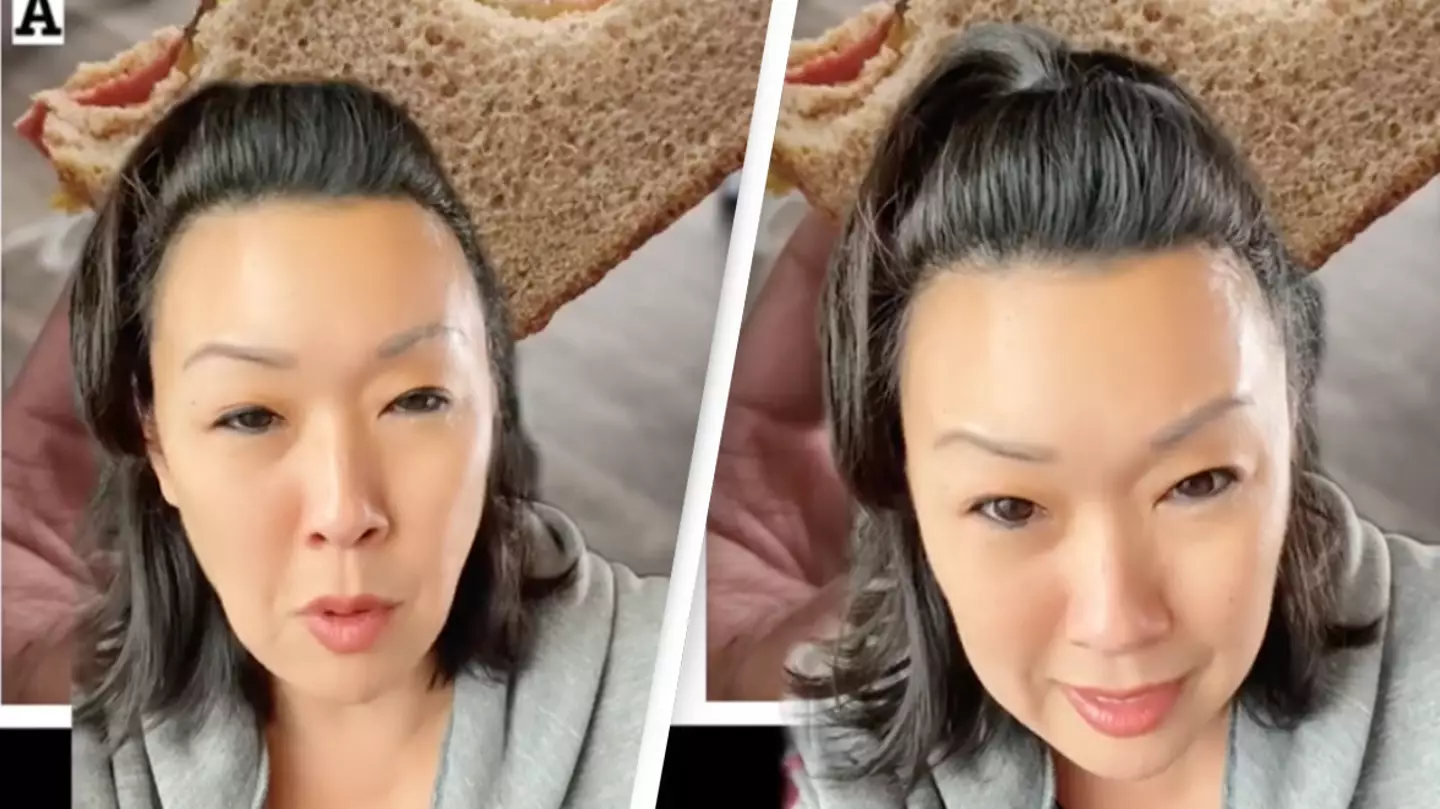 Woman reveals the 'correct way' to eat a sandwich