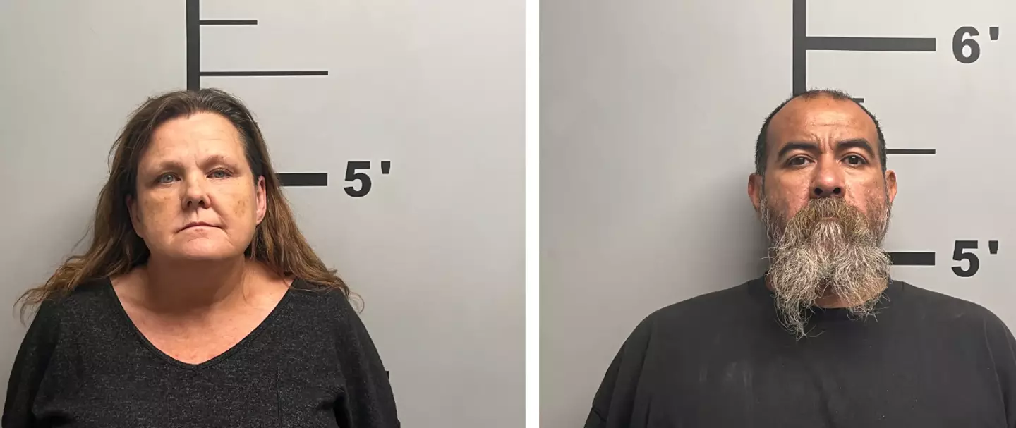 Kelly DeShields and Matthew Villagran were arrested on 5 June (Benton County Detention Center)
