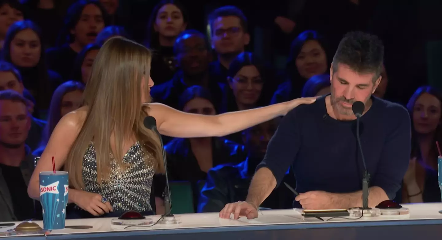 Cowell broke down as he reflected on the tribute.