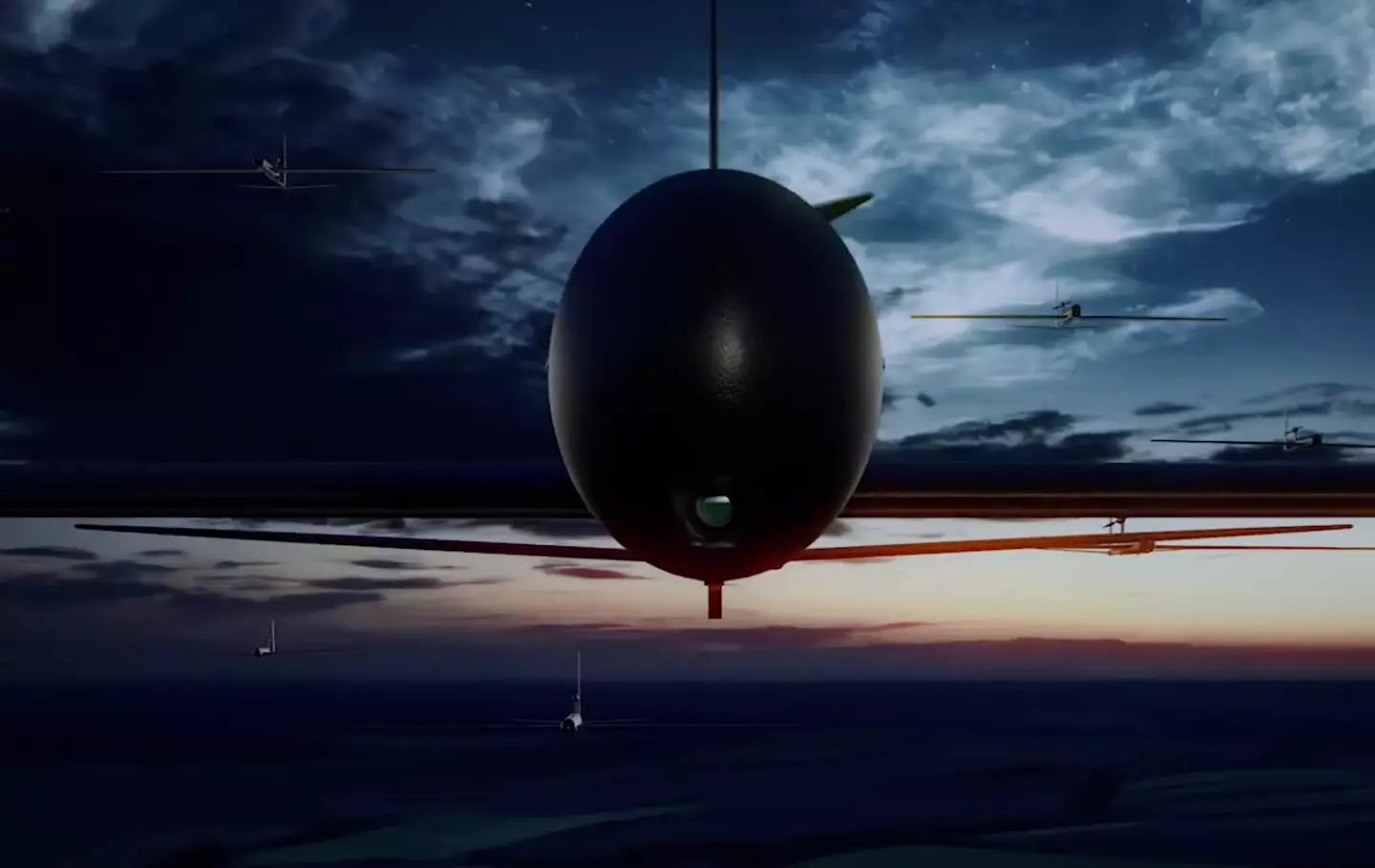 The drone can be launched in minutes and travel at speeds of 100 mph(AV)