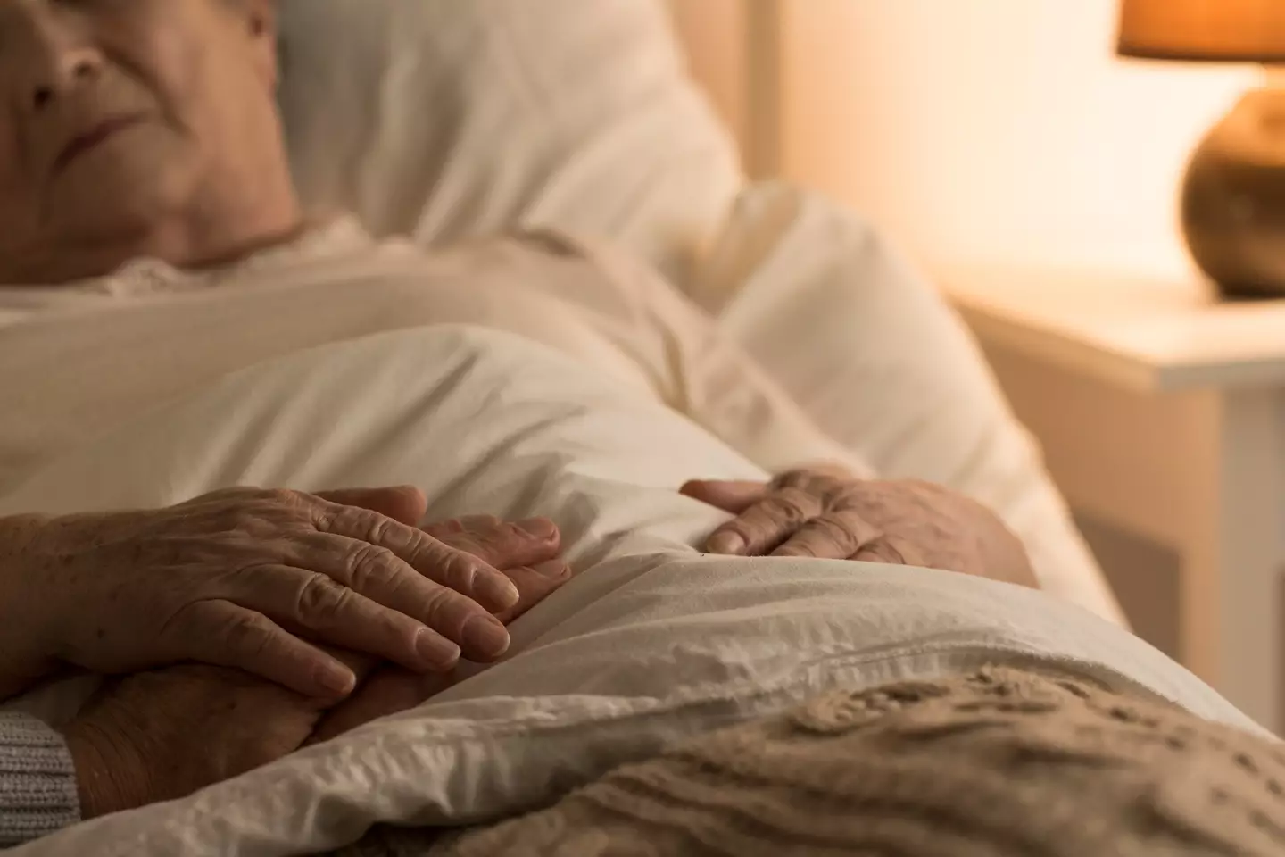 The nurse is trying to educate people on hospice care (Getty Stock Image)
