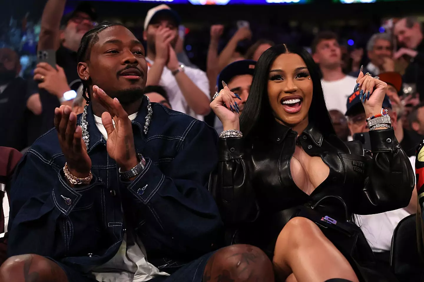 Diggs is dating rapper Cardi B (Elsa/Getty Images)
