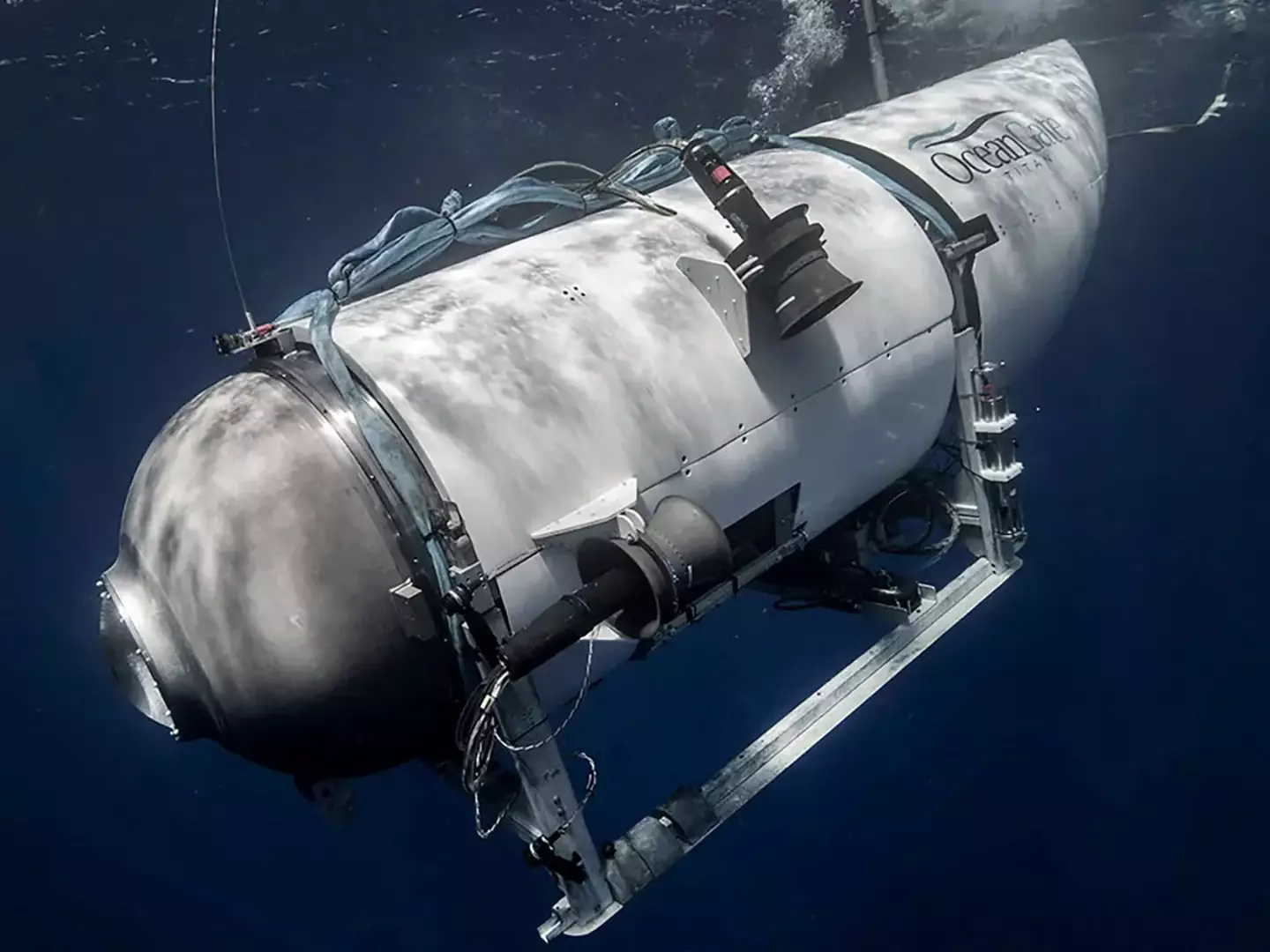 The OceanGate Titan submersible suffered a 'catastrophic implosion'.
