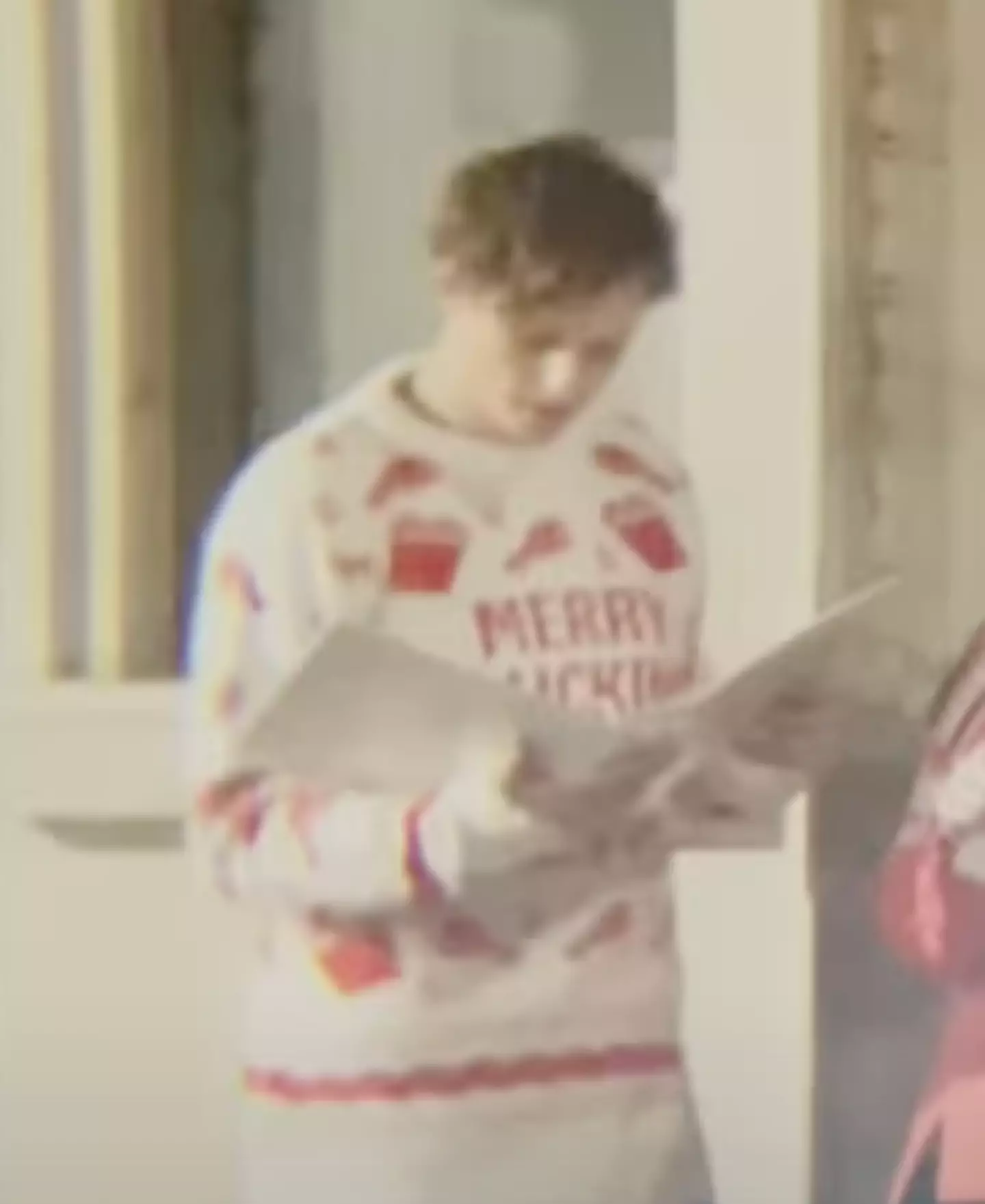 Max was photographed singing with a choir. (YouTube/Max Fosh)