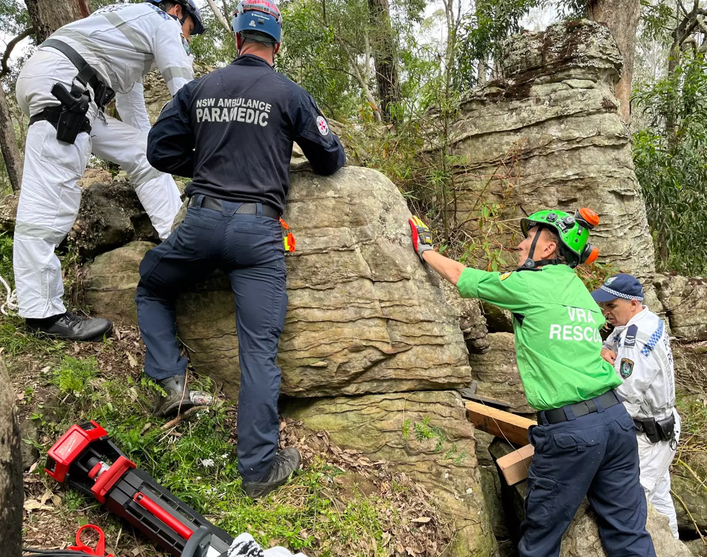 The rescue required multiple emergency departments (NSW Ambulance)