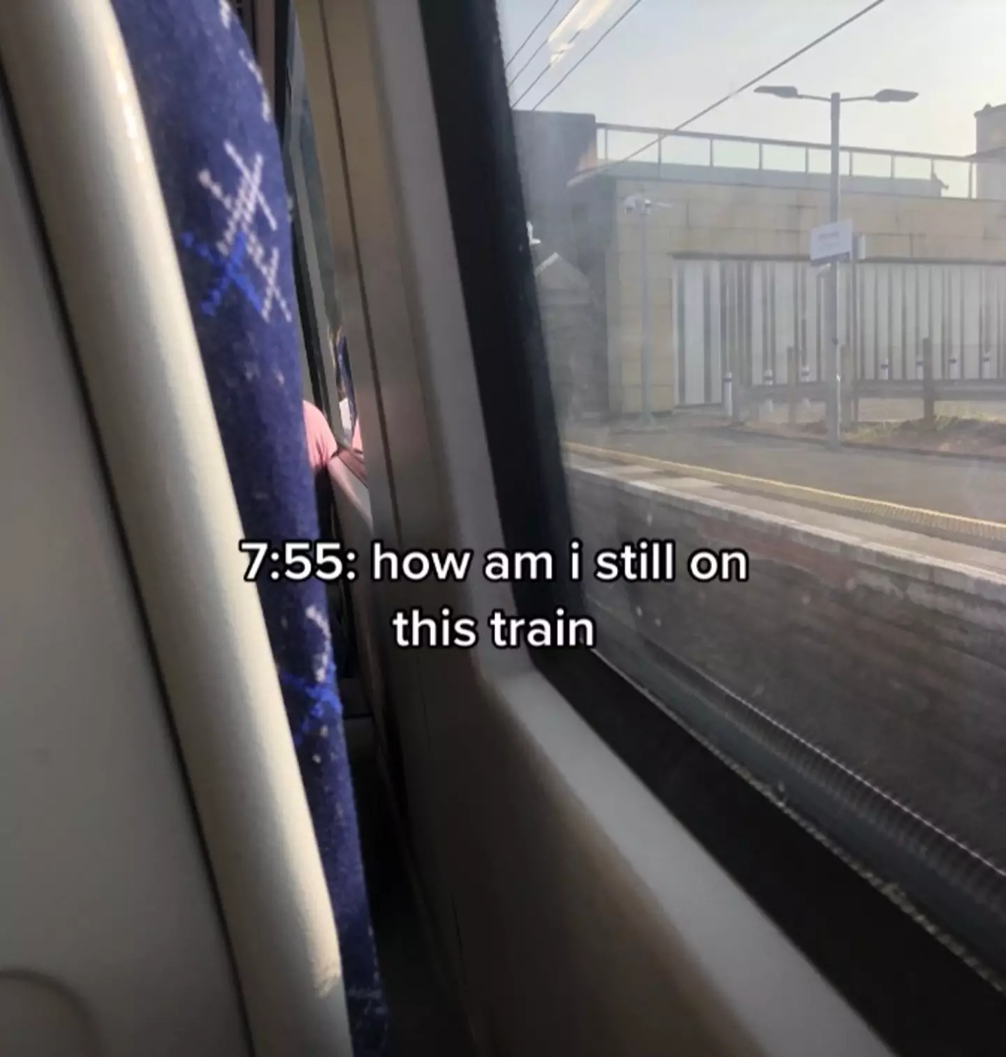 One woman's commute left TikTok in shock.