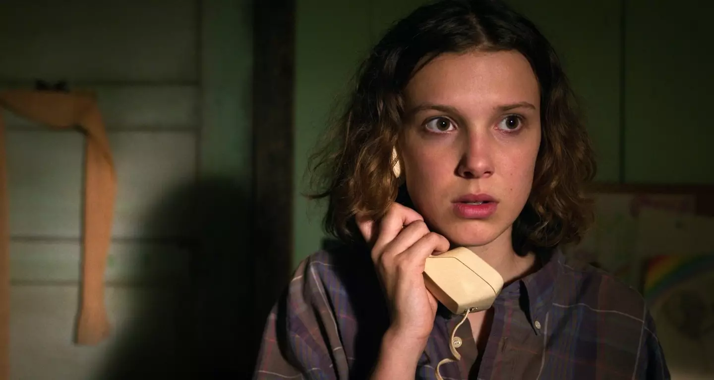 Millie Bobby Brown plays Eleven in Stranger Things.