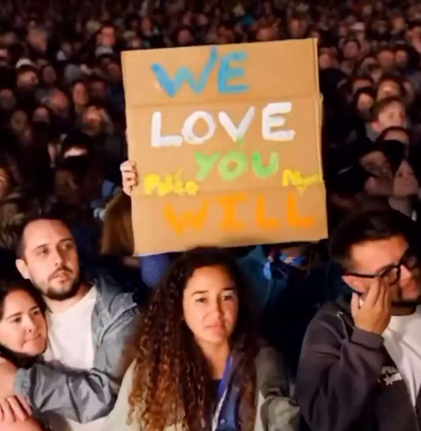 Another pointed out an issue with the man scratching his eye through the lens of his glasses (Instagram/willsmith)