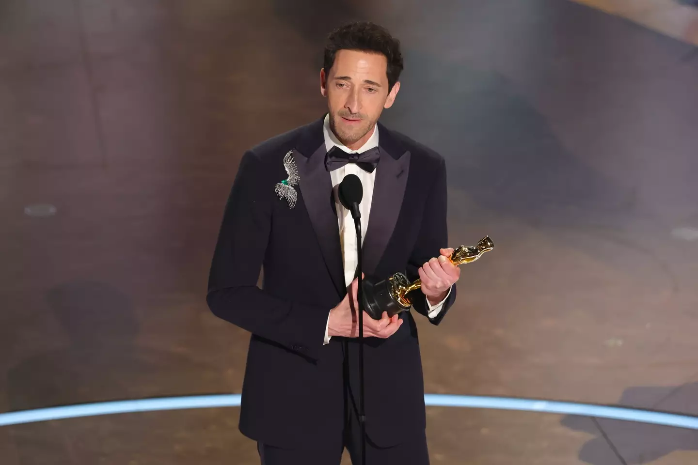 Adrien Brody picked up the Oscar for Best Actor (Kevin Winter/Getty Images)