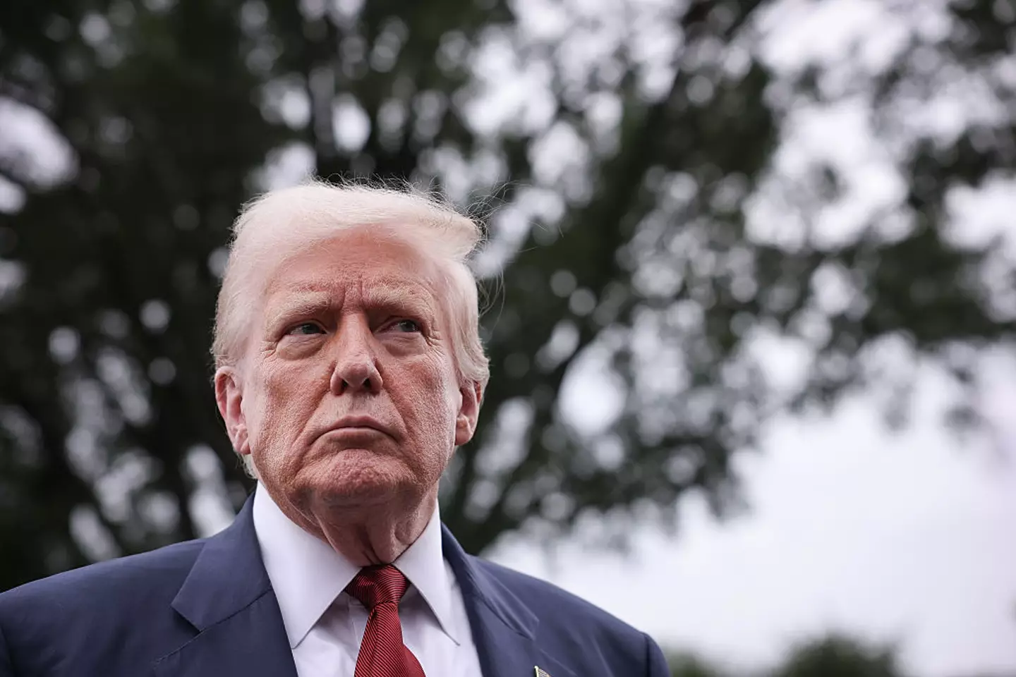 Trump wasn't happy about the latest approval poll (Win McNamee/Getty Images)