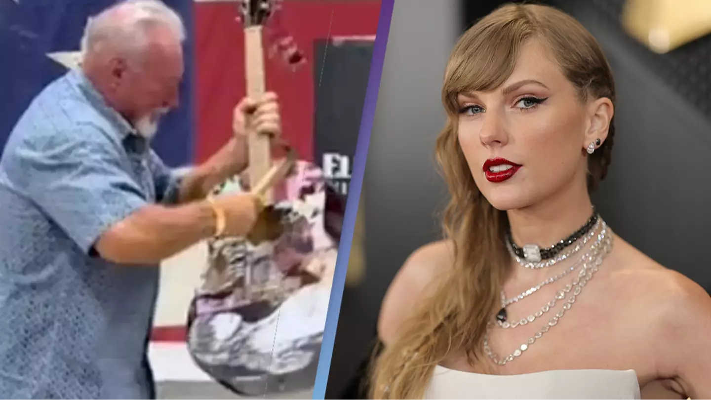 Taylor Swift didn't sign the guitar a man spent $4,000 on to destroy