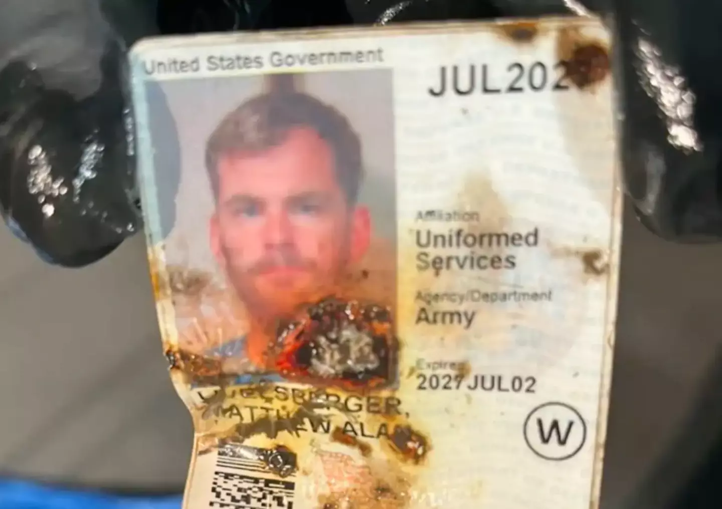 The Army veteran shot himself in the vehicle, which is what is believed to have sparked the explosion (Las Vegas Metropolitan Police Department)