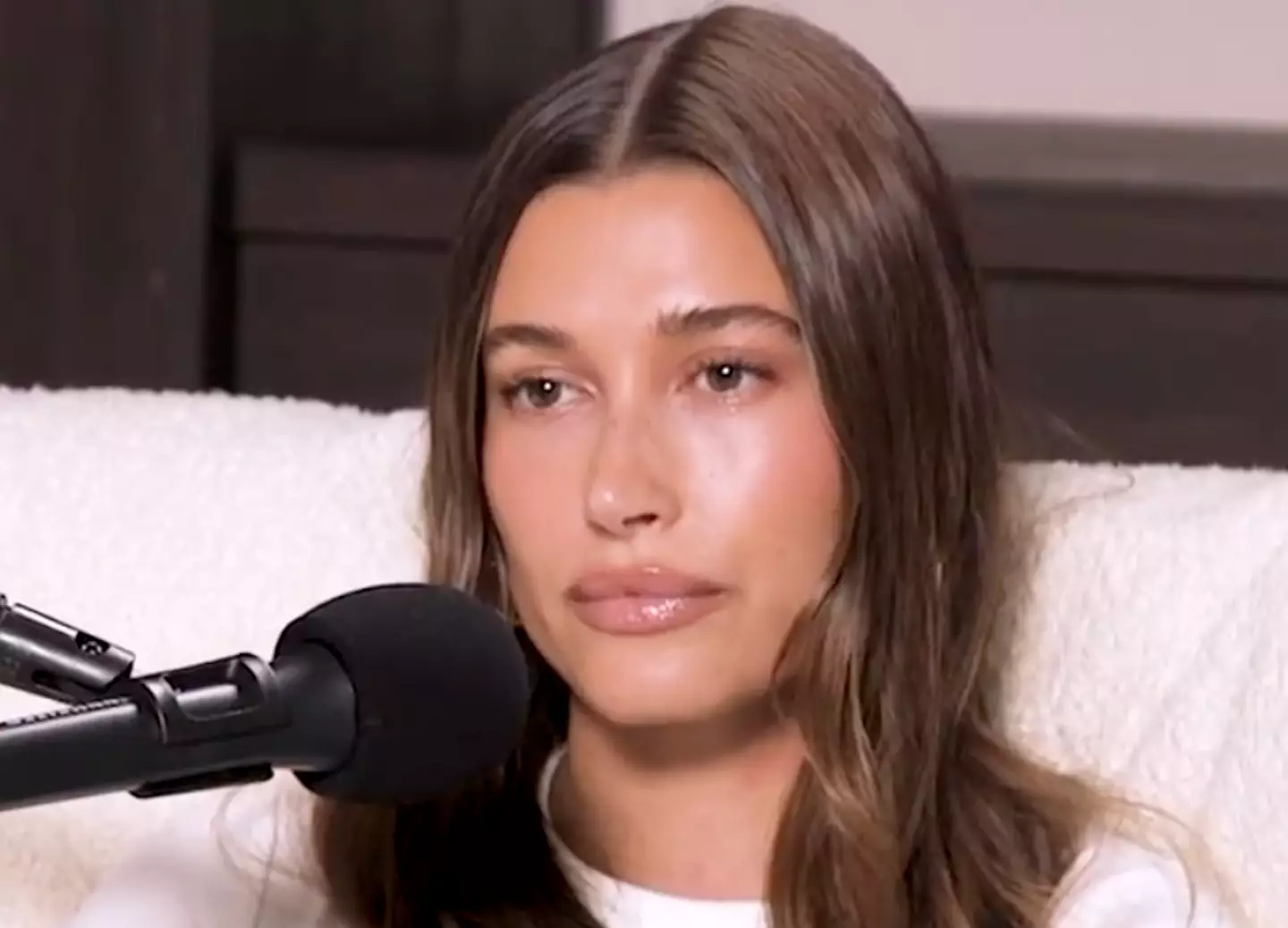 Hailey Bieber spoke out about the 'hurtful' comments on Alex Cooper's podcast, 'Call Her Daddy'.