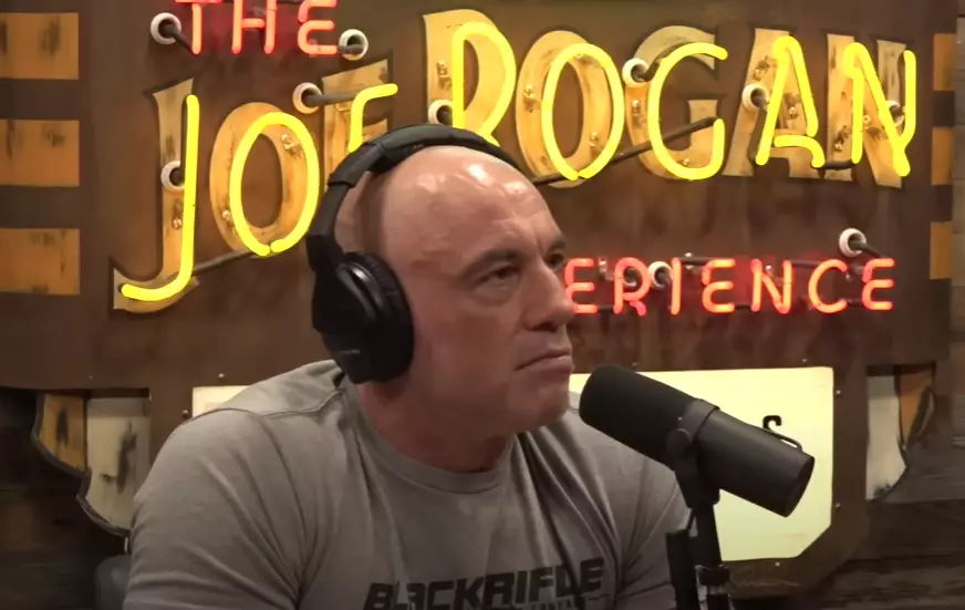 Joe Rogan gave his opinion an image of a so-called 'alien' (YouTube/ @powerfulJRE)