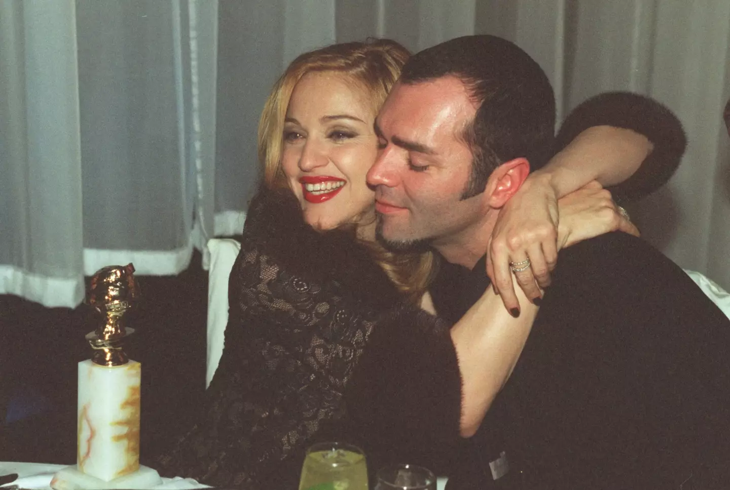 Madonna seen with her late brother Christopher Ciccone in 1997 (Gary Friedman/Los Angeles Times via Getty Images)