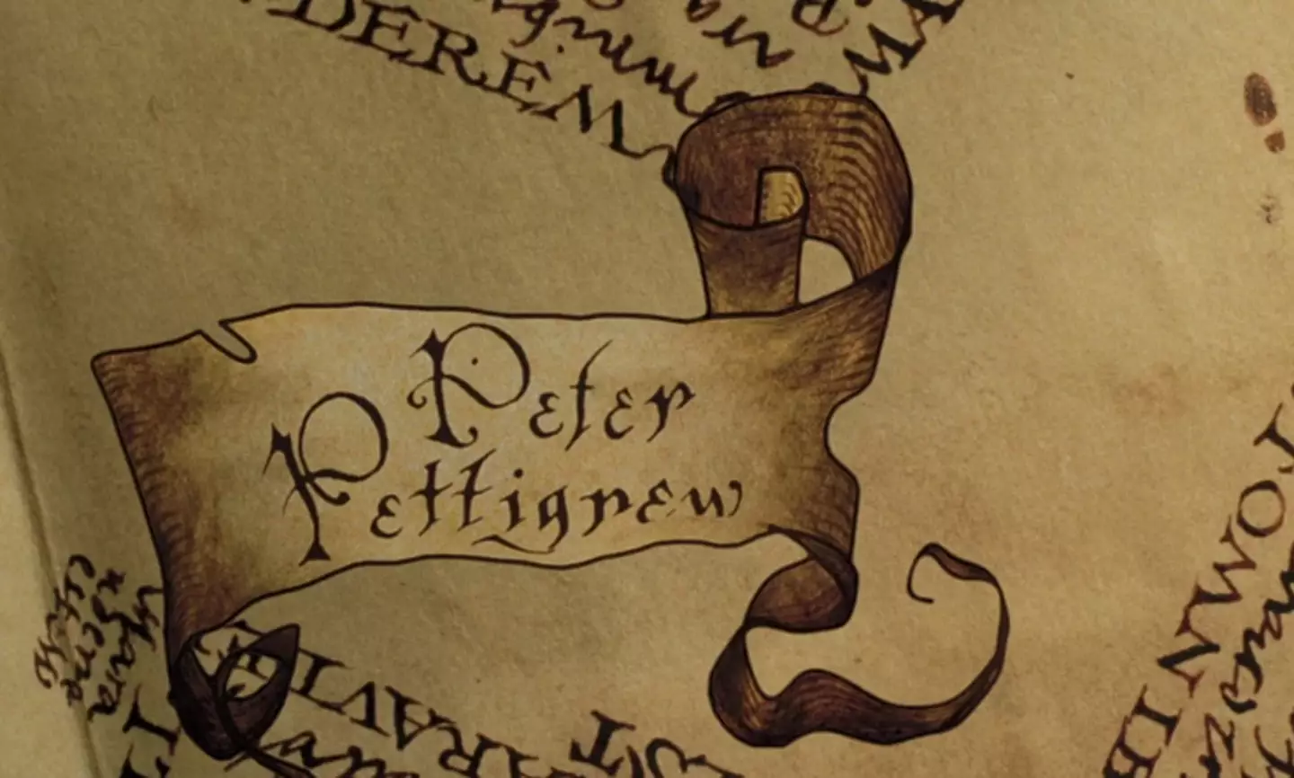 The Marauders Map played a big part in Harry Potter.