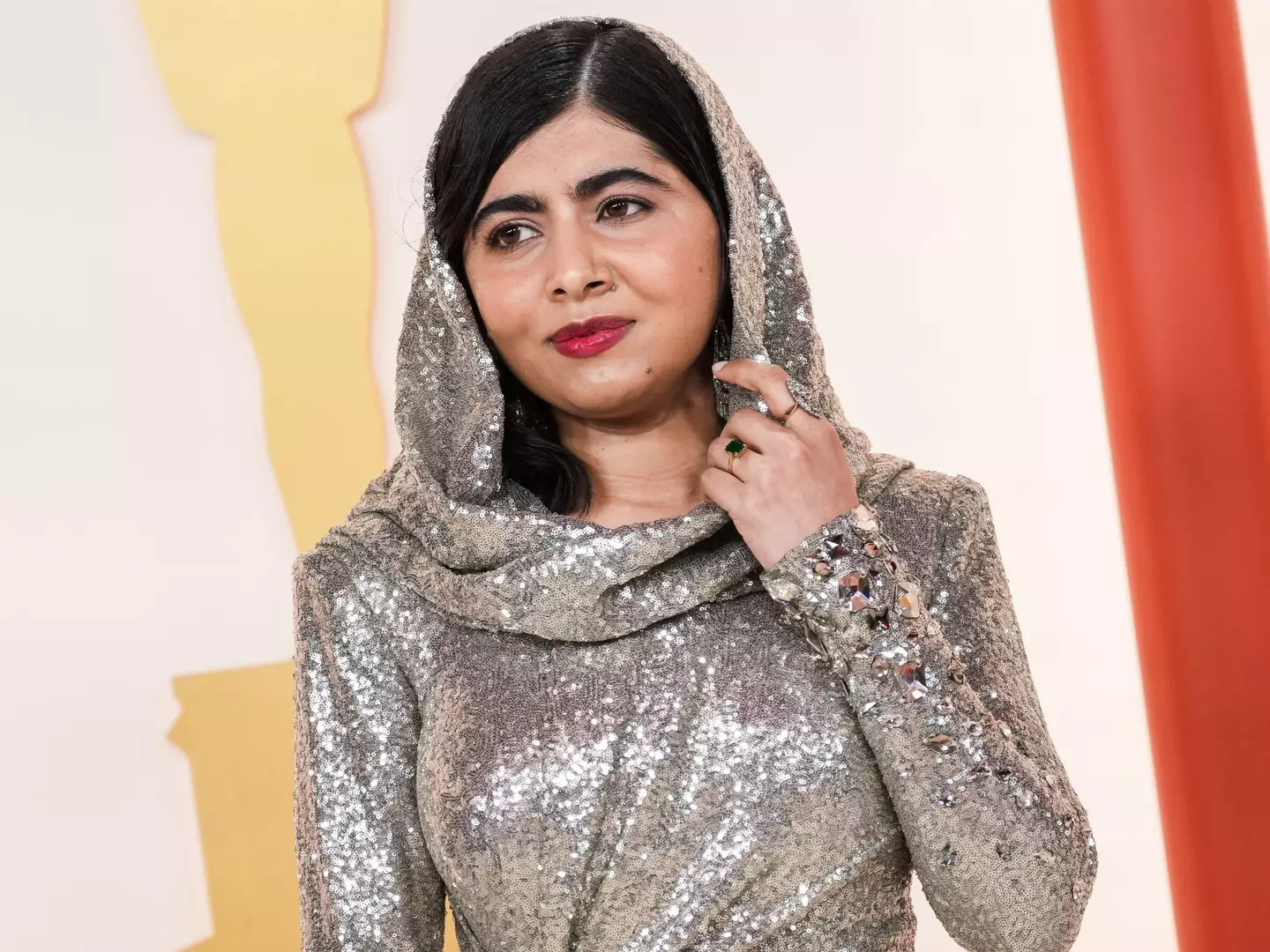Malala Yousafzai at the 95th Academy Awards.