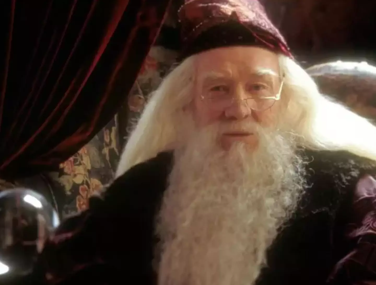 Richard Harris portrayed Dumbledore in the first two Harry Potter movies before he sadly died.