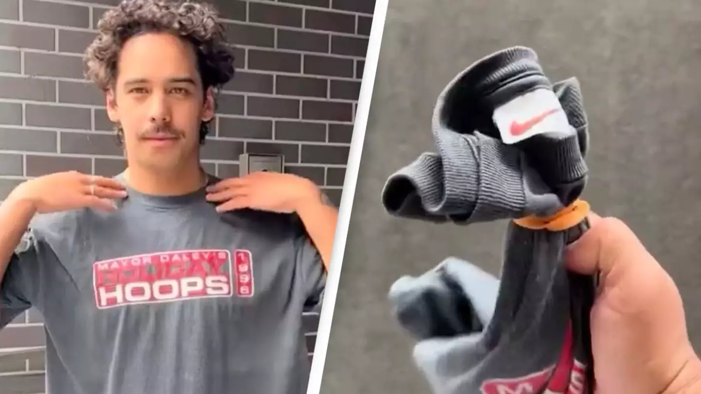 People are saying this unbelievable t-shirt hack should have been taught in schools