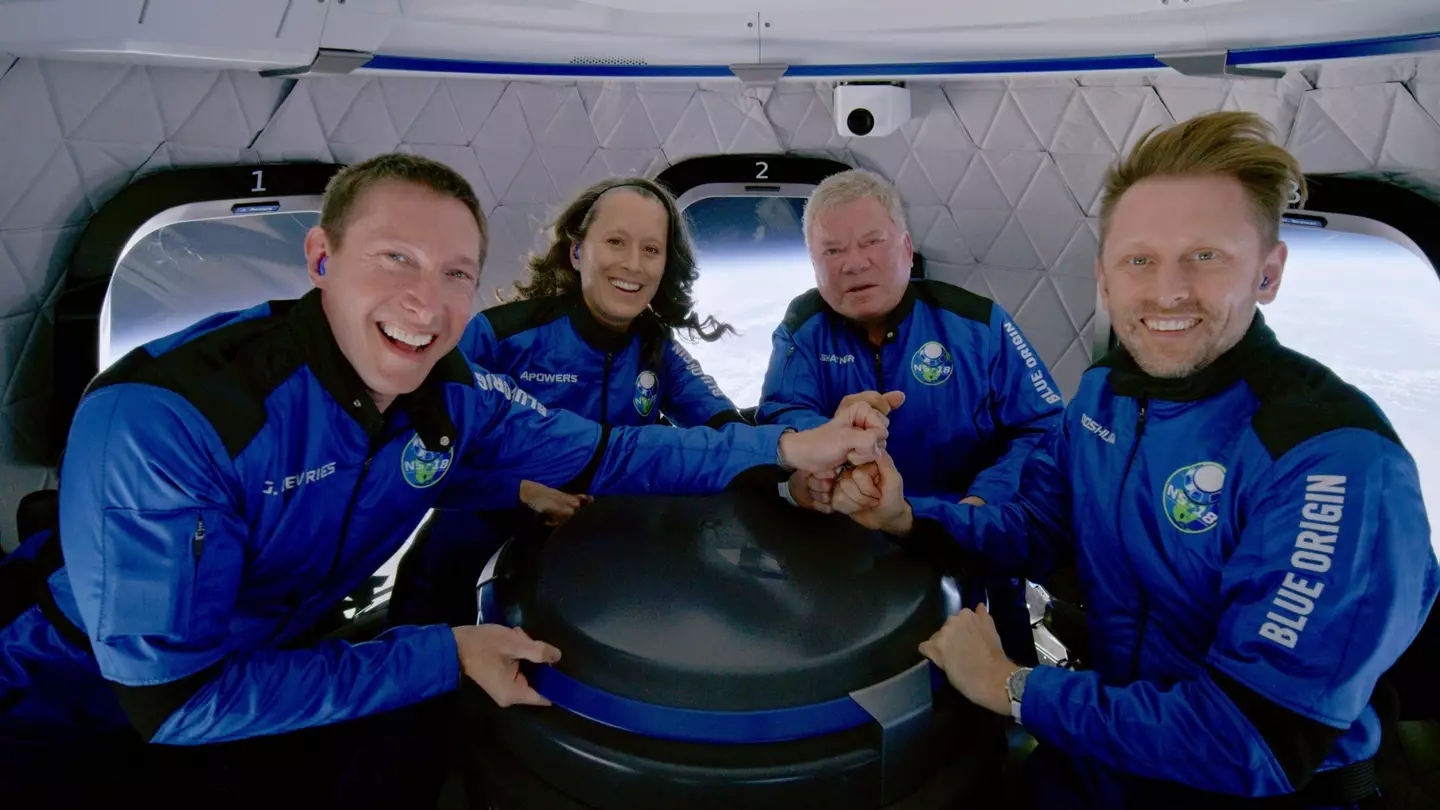 Shatner travelled to space with Blue Origin.